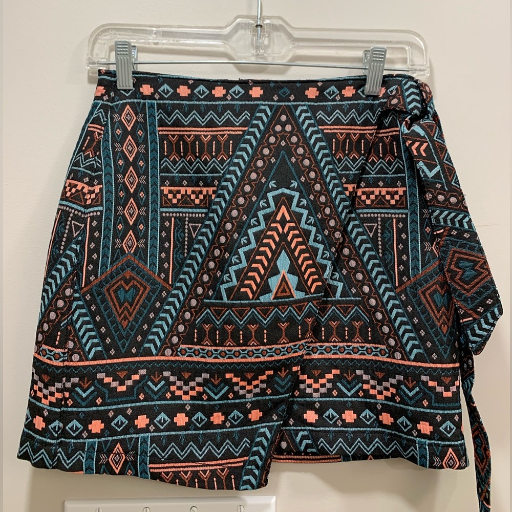 Fun colorful mini skirt